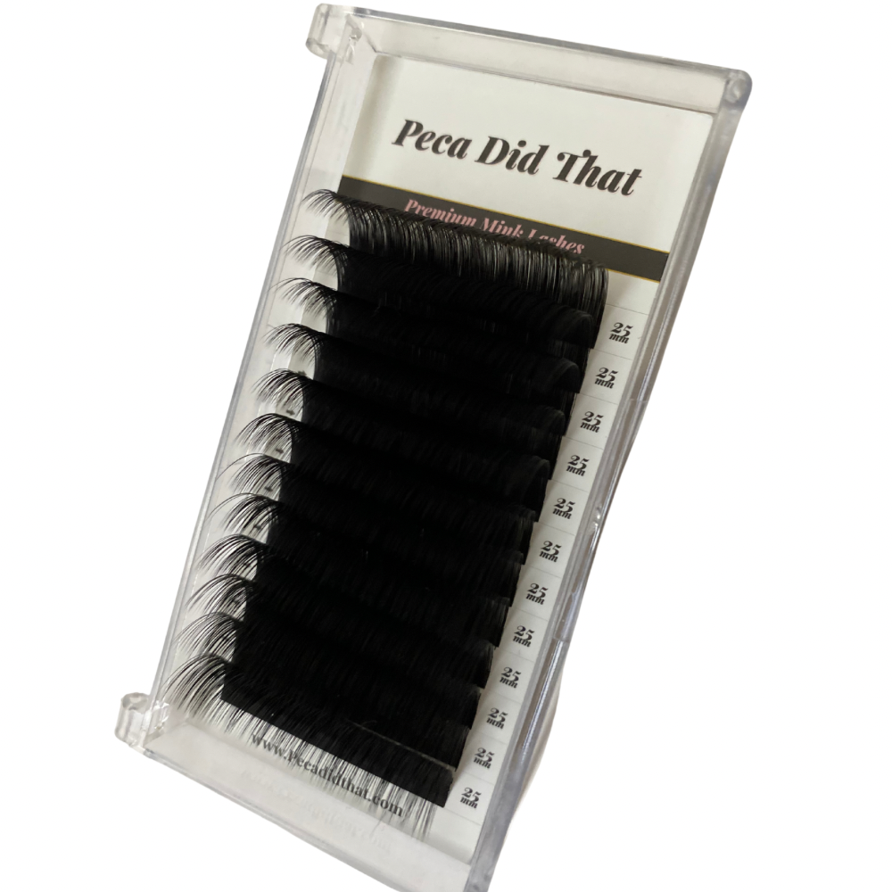 Matte Black Lash Trays