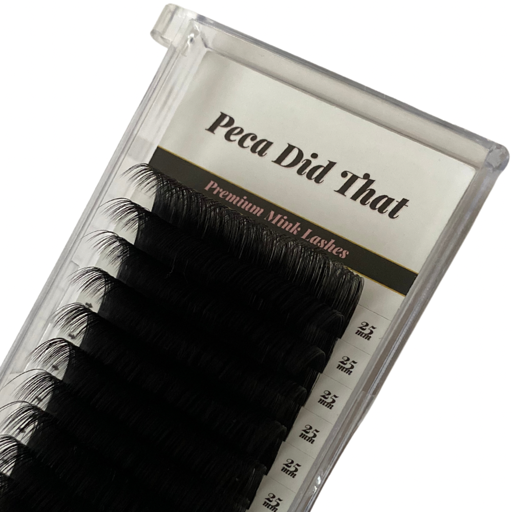 Matte Black Lash Trays